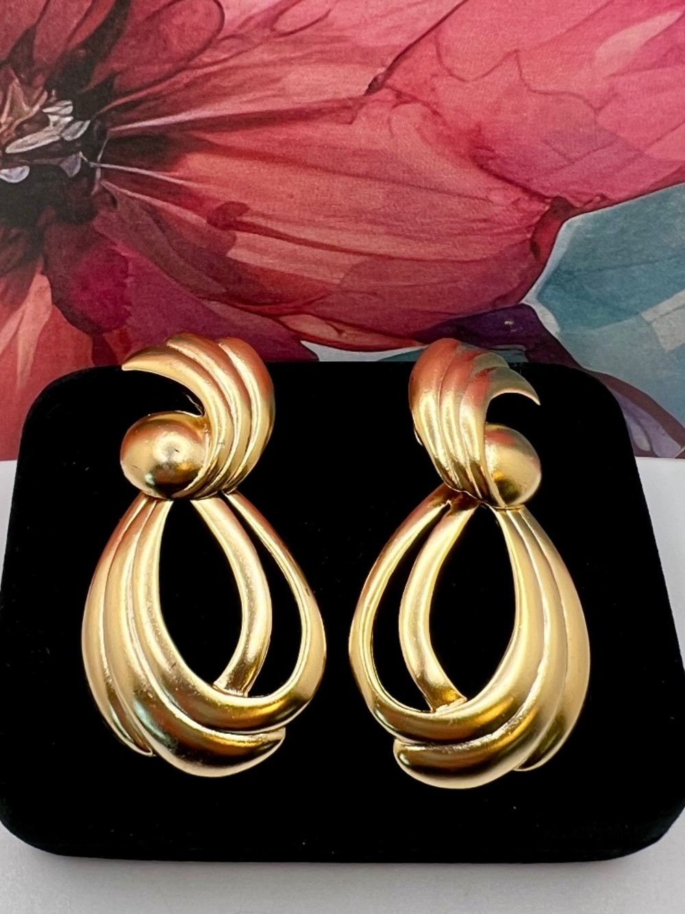 Anne Klein Door Knocker Earrings